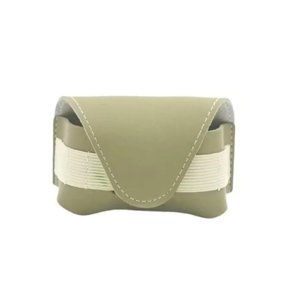 

Magnetic Buckle Golf Ball Waist Bag Waterproof PU Leather Golf Belt Bag Mini 2 Balls Golf Ball Container Sports Training