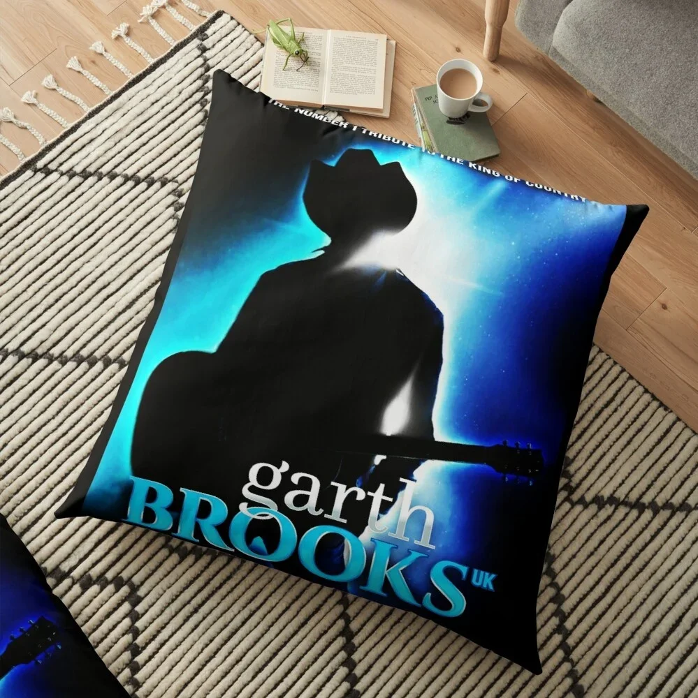 Country Music By Garth Brooks Tour International Pattern Square Pillow Case Sofa Decorative Throw Pillow Cushion Cover