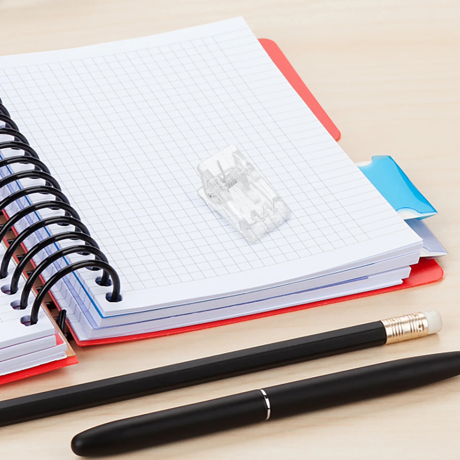 

60pcs Transparent Wall Clips For Hanging Id Badge Holders Poster Decor Office Home Acrylic Binder Clips