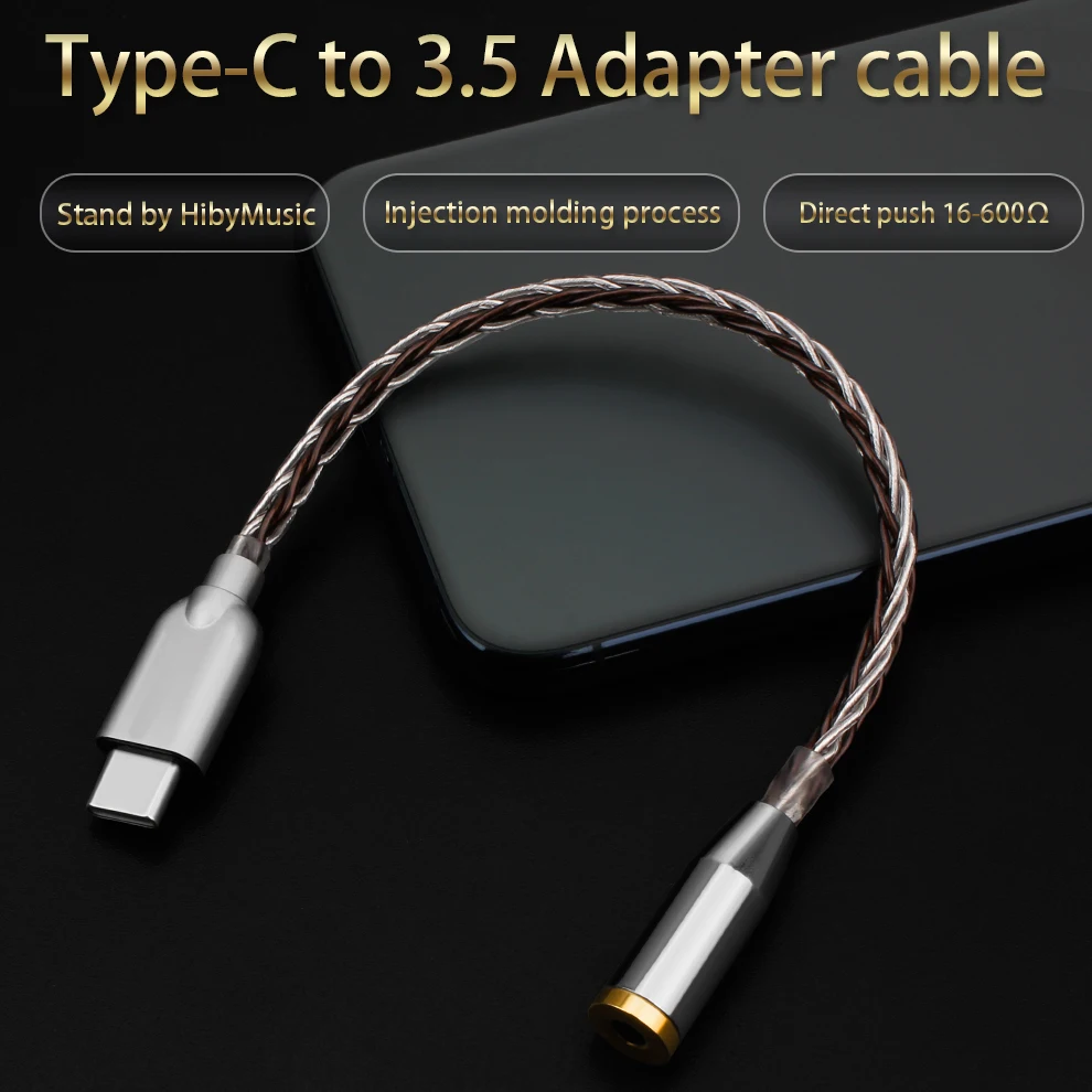 YYAUDIO USB C to 3.5mm AUX Headphones Adapter Audio Cable For Xiaomi HUAWEI Samsung HONOR Type C to 3.5mm Converter