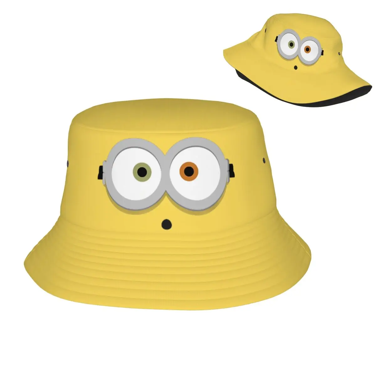Sombreros Bob de verano Minions Bob Big FaceT para hombres y mujeres gorra de pescador sombreros de cubo de algodón reversibles sombreros de pesca al aire libre