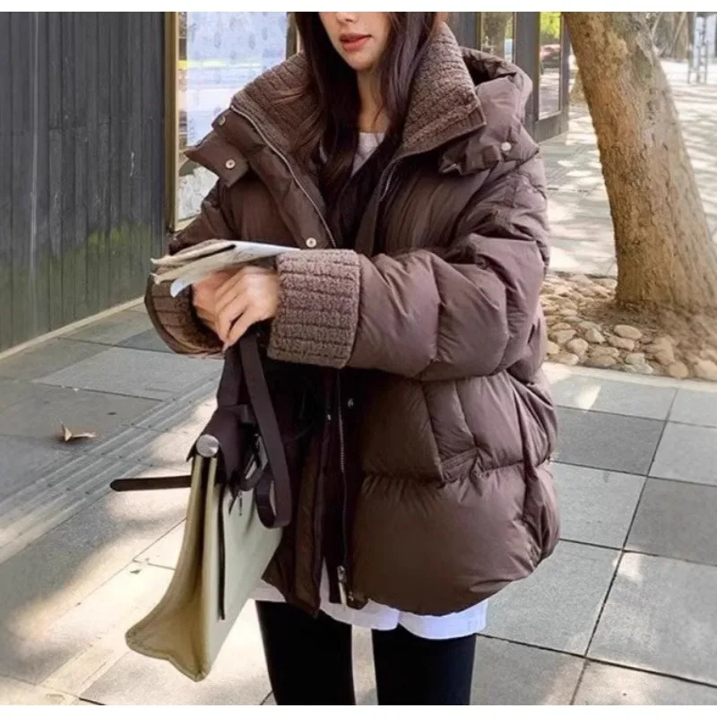 

Down Cotton-padded Clothes Women's Short Thermal Cotton-padded Jackets Thickened Jackets 2025 New Winter Cotton-padded Clothes