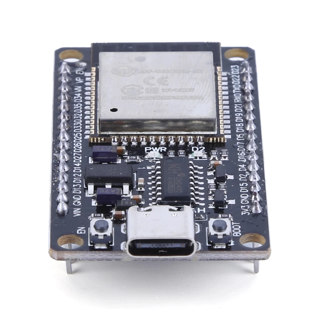 Scheda di sviluppo ESP32 WROOM-32 5V TYPE-C CH340C WiFi + Bluetooth Ultra-basso consumo energetico SPI Flash modulo Wireless da 32mbit