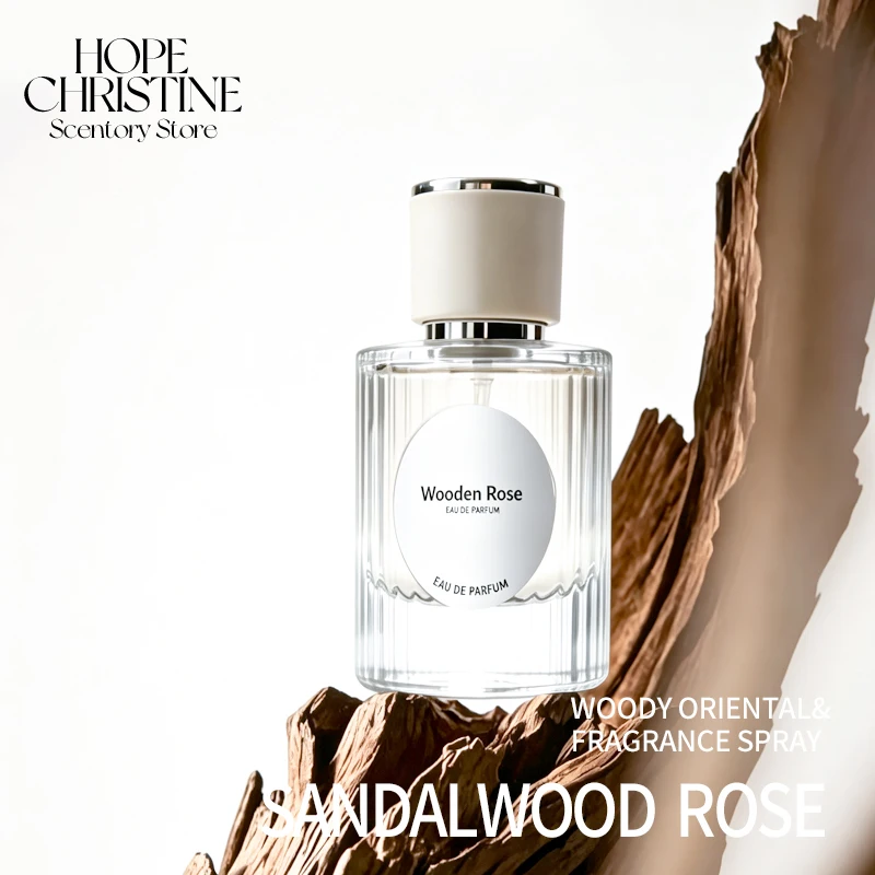 

HOPE CHRISTINE Sandalwood Rose Fragrance Women Long Lasting Floral Woody EDP Spray Sweet Romantic Gift Perfume