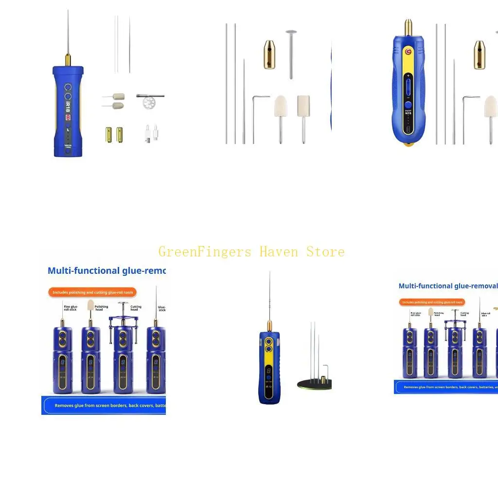 F68D Rechargeable Electric Tool for Screen Repair Service with Visible Display, Reverse Control and Cutting Support