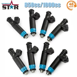 4/8PCS 850cc 1000cc Fuel Injectors For Buick For Ford For BMW Deka 80LB EV1 Siemens OEM # FI114992 FI114991 XZGC5009 109991 80-8