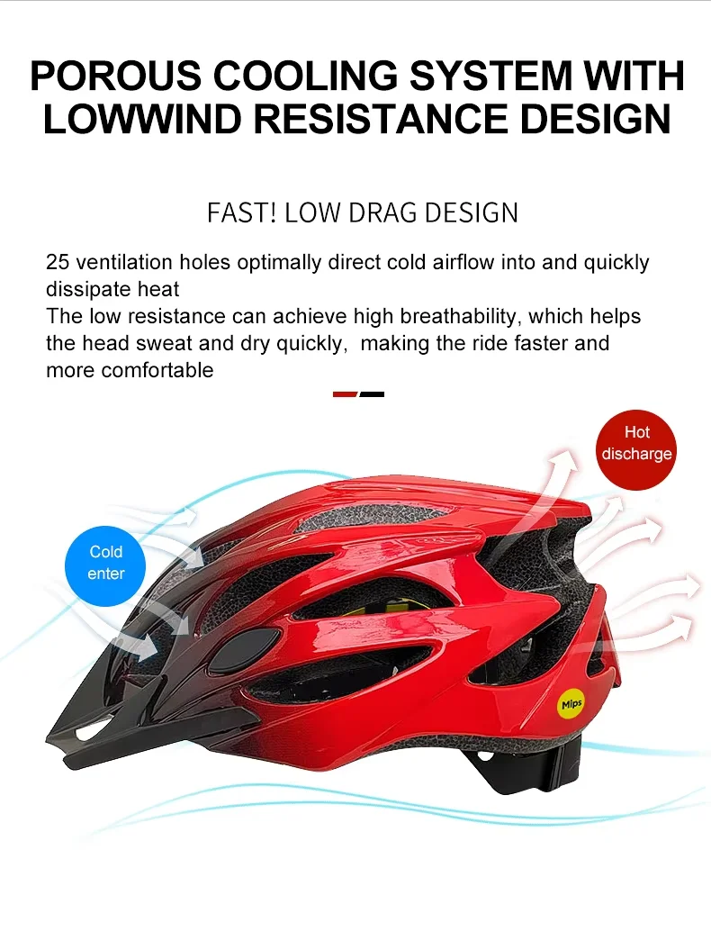 MOON Fahrradhelm Geruchshemmend Schweißfrei Atmungsaktiv mit Mips-Schutz CPSC SG-Zertifiziert Individuelles Co-Branding – Detail 11