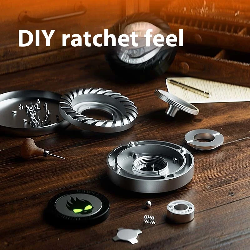 Jouet Spinner luminescent en métal, conception diabolique, soulagement du Stress, Mini gyroscope, lueur nocturne, réducteur de pression, jouet EDC