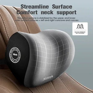 Comfortable cushion for car headrest and lumbar support for office chairs and home - relieves back pain and improve posture, accessories 9 Main Sales Lumbar Cushion - №3