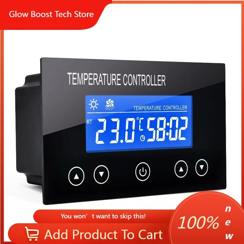 

NY-WHS FC-110G LCD Digital Thermostat With Timer Use For Sauna Room Foot SPA