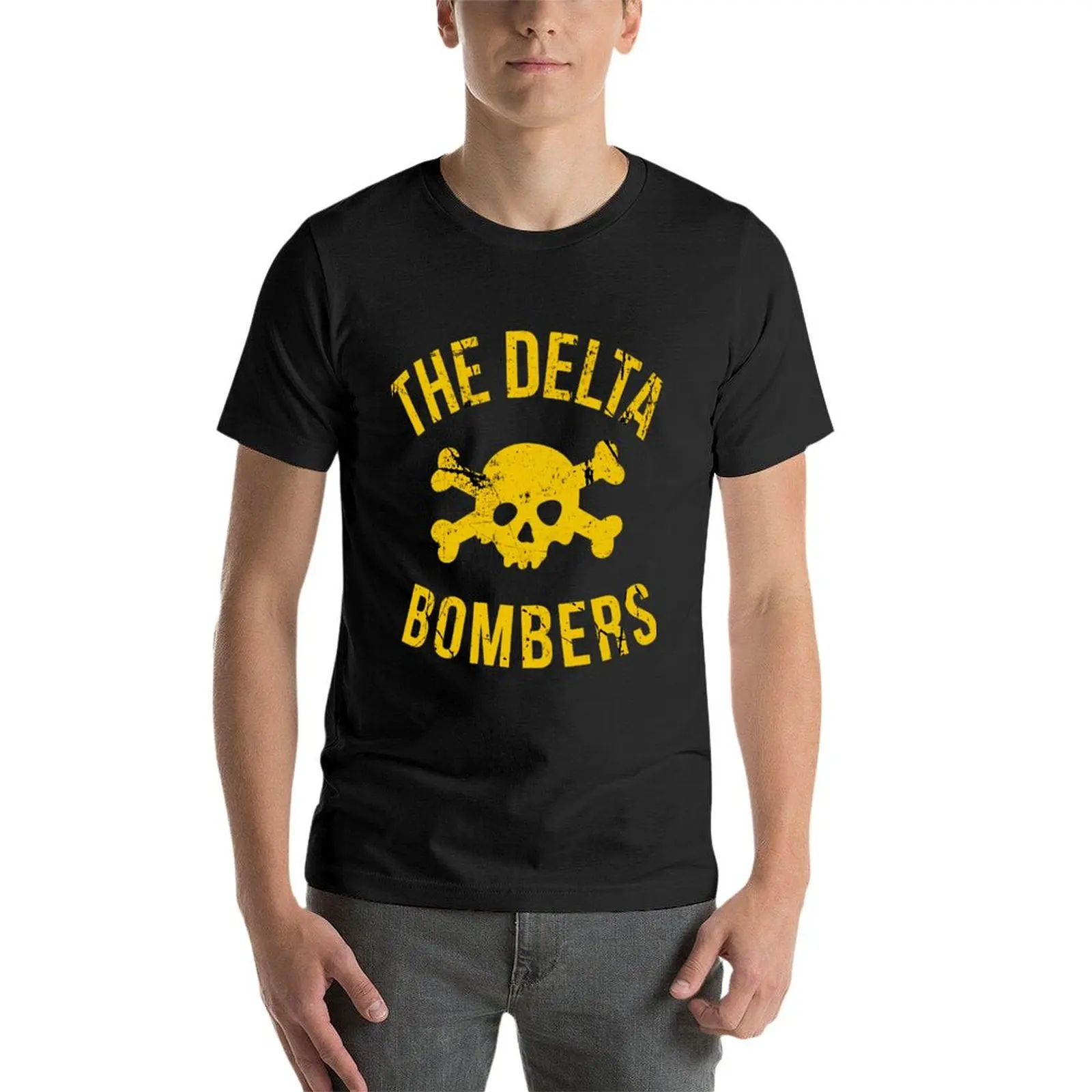 Retro-The-Delta-Bombers-logo T-Shirt for a boy cute clothes hippie clothes cute tops fitted t shirts for men