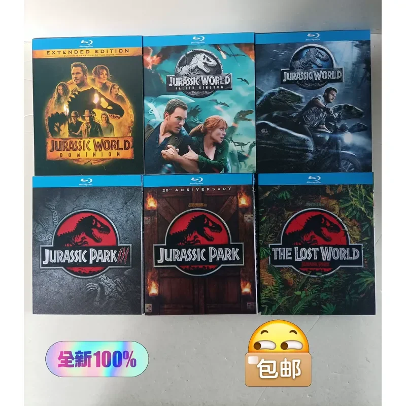 Jurassic Park 1-3 Jurassic World 1-3 Brand New Unopened Boxed Free Shipping