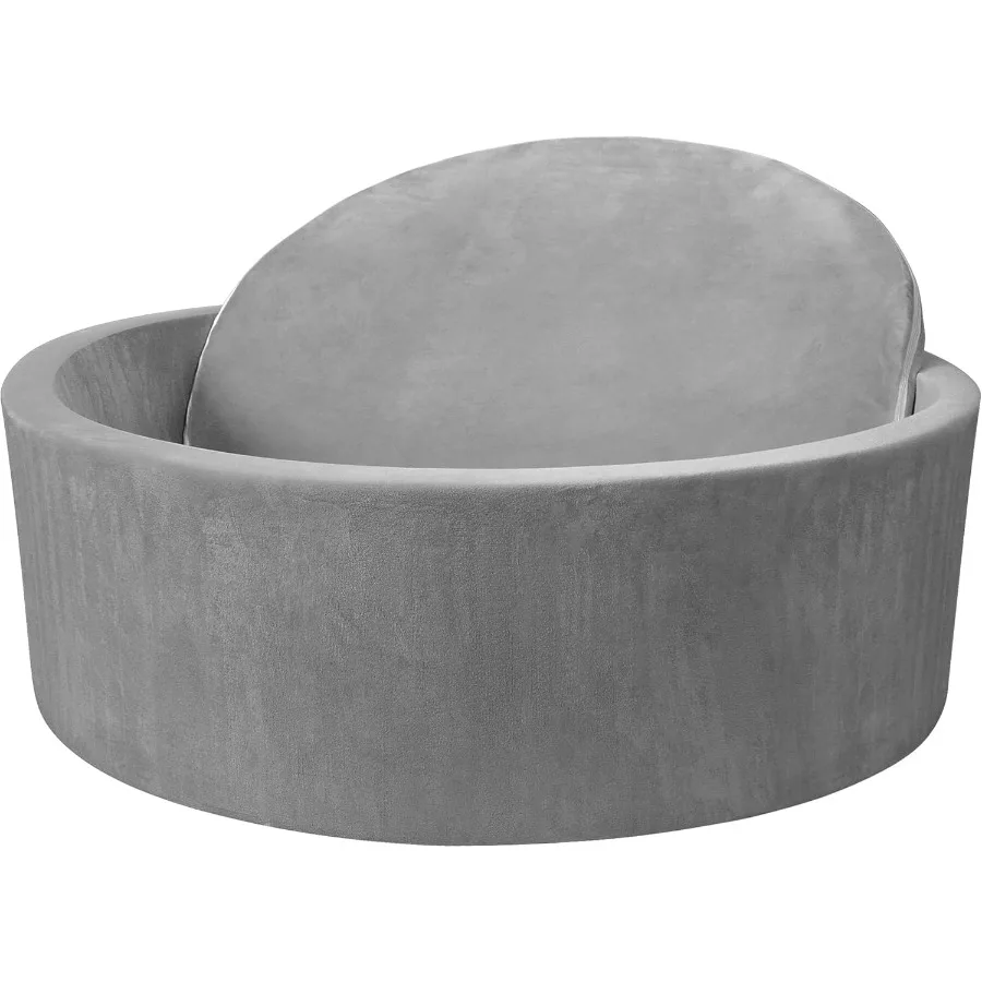 Poço de bola de espuma para bebês, 35.4 "x 11.8", poços de bola para crianças, cercadinho redondo macio para crianças, piscina de bolinhas com esponja de memória macia, ideal gi