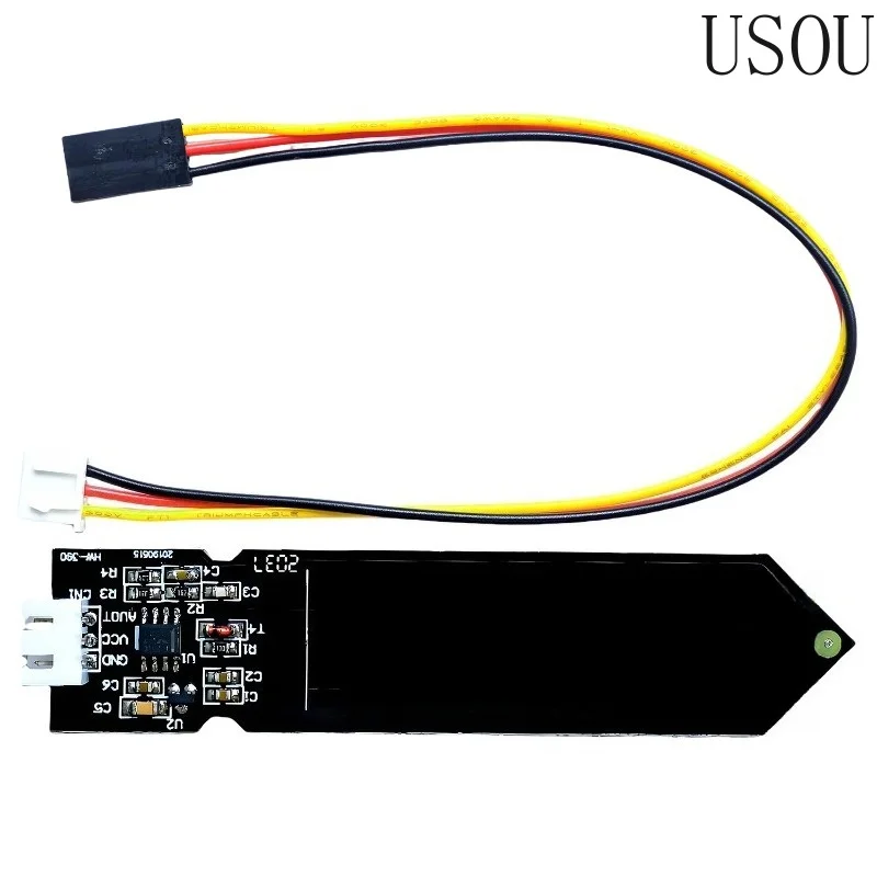 Capacitive Soil Moisture Sensor Module Moisture Detection Corrosion Resistant for Arduino 3.3~5.5V Wide Voltage Garden Watering