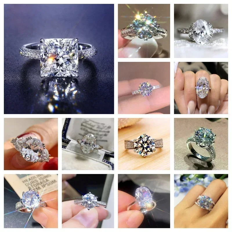 2026 New Design with A Simple, Elegant, Classic and Trendy Accessory. Zircon Bridal Wedding Eternal Zircon Ring for Women