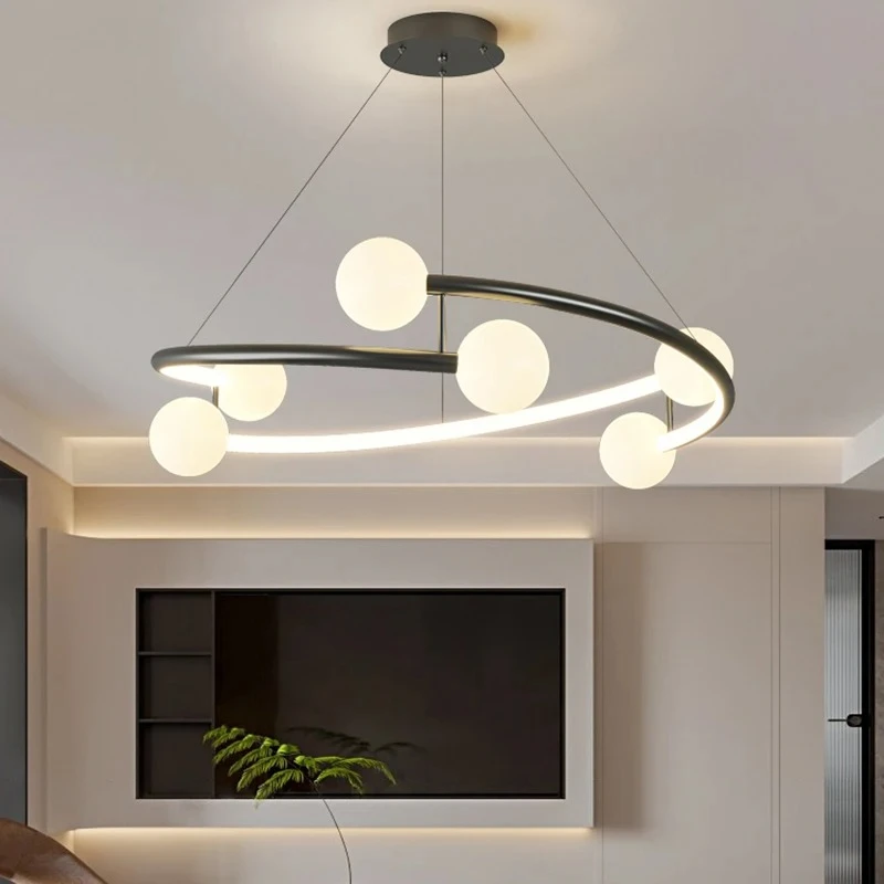 

MZISOSOD Modern LED Pendant Light for Living Room Dining Room Bedroom Kitchen Home Decor Hanging Indoor Lighting Chandelier