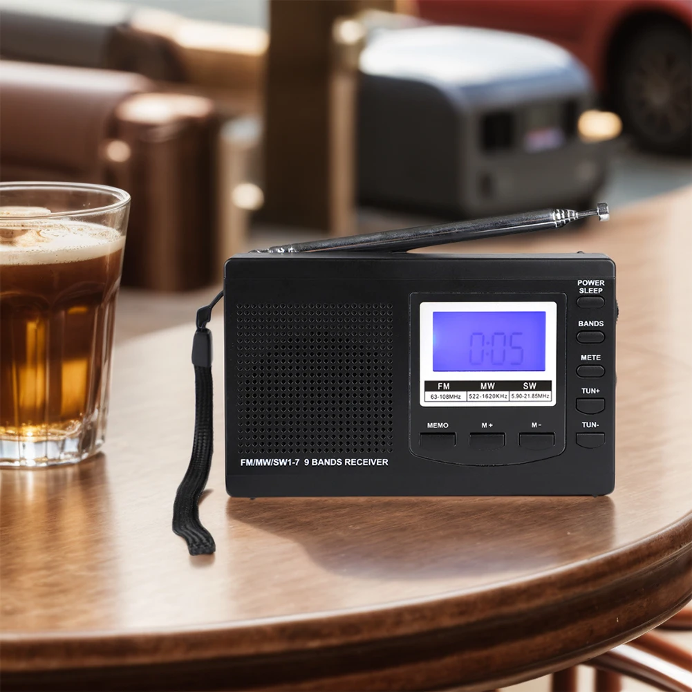 Radio portátil Antena telescópica FM MW SW Radio Vintage Radio Regalos para personas mayores
