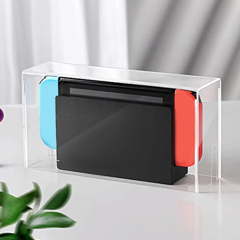 

Anti-Dust Acrylic Game Console Protection Box Transparent Clear Cartridge Storage Case Console Display Protector
