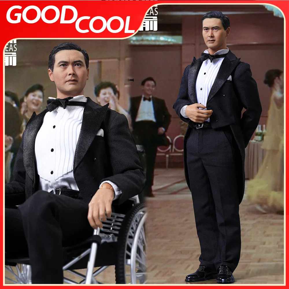 In Stock SN002 1/6 Scale Renowned Chinese Actor Singer And Male Soldier Chow Yun Fat Full Set Model 12 Inch Action Figure Toys