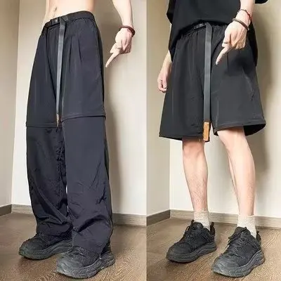 

Madden Outdoor Workwear Detachable Functionali Long Trousers Straight Cuffed Deconstructed Five-Quarter orts Men's Autumn...