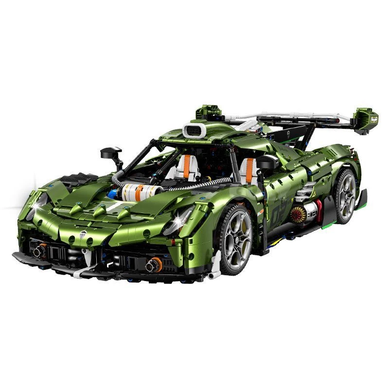 1:8 Technical Series Racing Sport Car Building Block City Mechanical Speed Vehicle Model Brick Toy For Kid Xmas Gift MOC