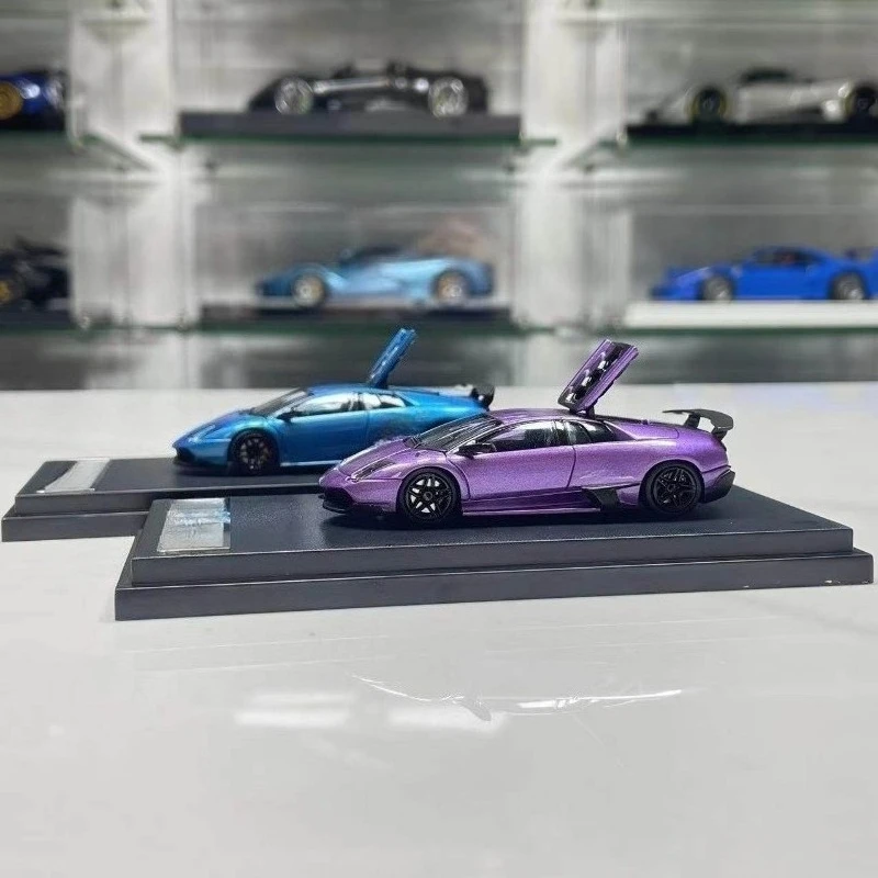 for High Rev Model - Openable cover Lamborghini LP670-4 SV 1:64 alloy car model decorative item