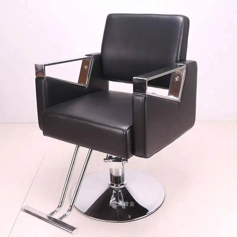 Specialized Lifting Barber Chairs Rotating Design Barber Chairs Simple Elegant Commercial Furniture Sedia Da Barbiere ZY40LFY