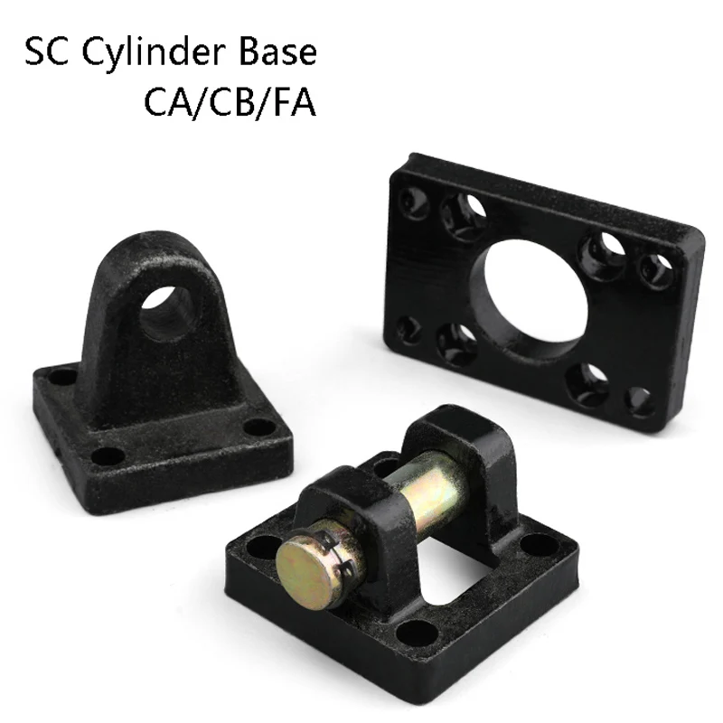 SC/SU Standard Cylinder Mounting Bracket Double Ear Connector CA CB-32/40/50/63/80/100/125/160 Cylinder Fixed Base