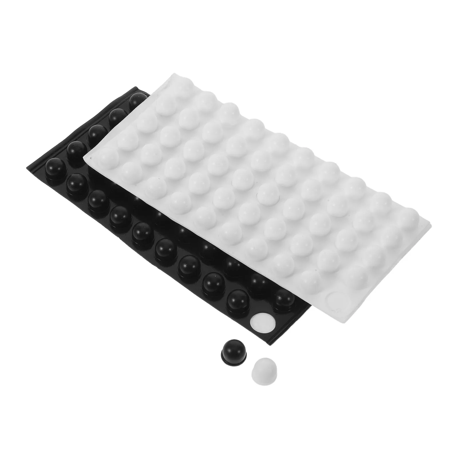 Silicone Braille Tactile Dots 100Pcs Self Adhesive Low Vision Markers for Remotes Keyboards Appliances
