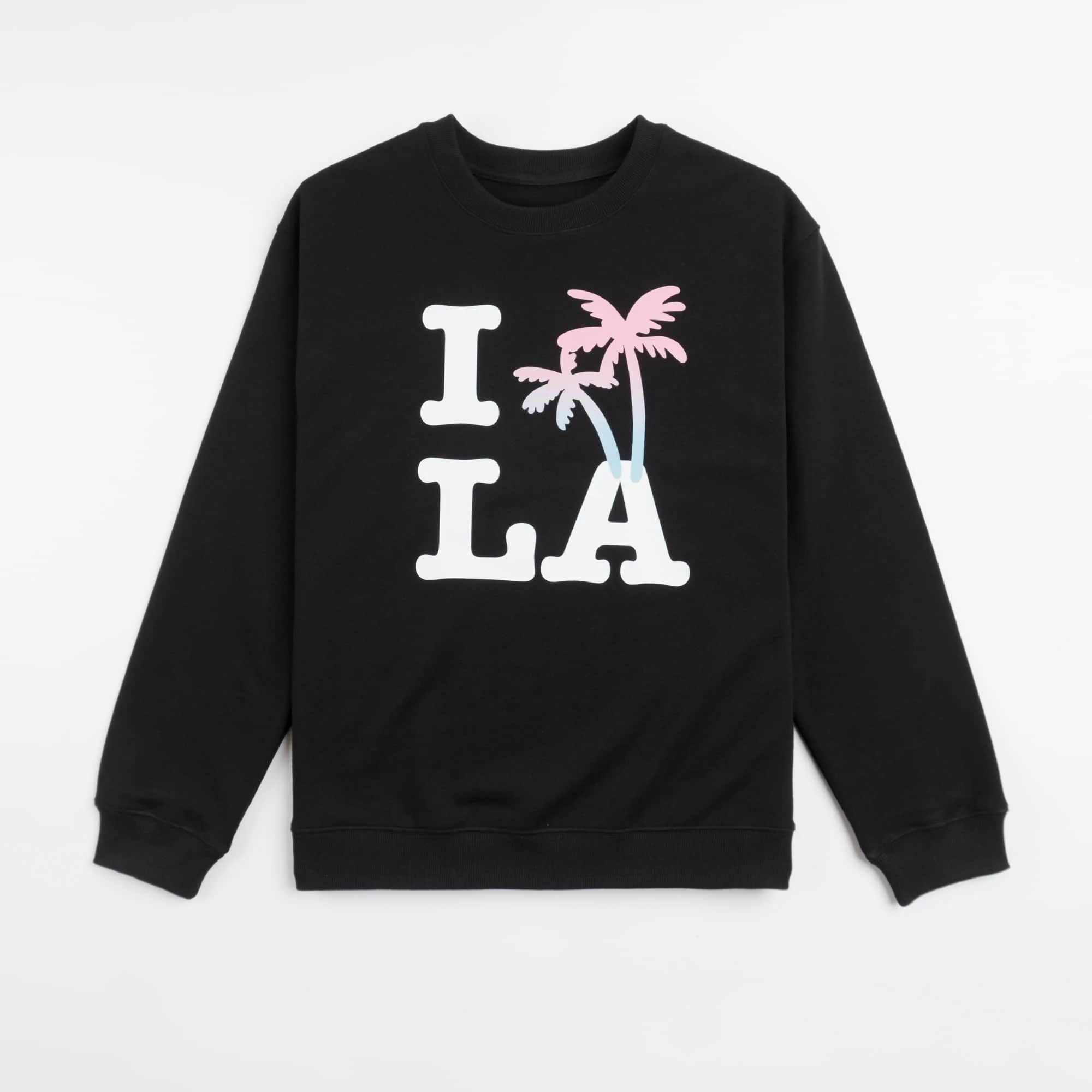 Men’s Sweatshirt with Los Angeles and Palm Tree Design Luxury Designer Brand Graphic y2k Stylish Urban Streetwear