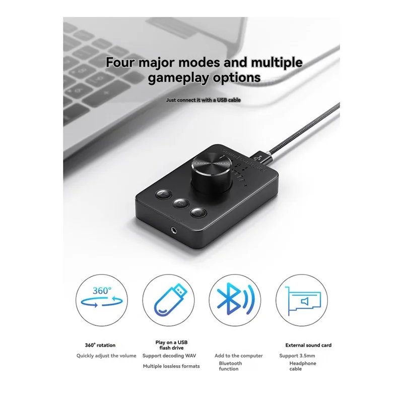 【Exclusive!】USB Computer Volume Controller PC Volume Controller Volume Controller With Cable