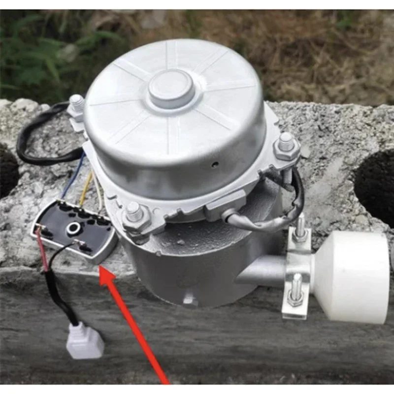 مولد مائي صغير مائل عالي الطاقة 1000 وات 220 فولت 50 هرتز مع غسالة تلفزيون أدوات طبخ الأرز دينامو #2