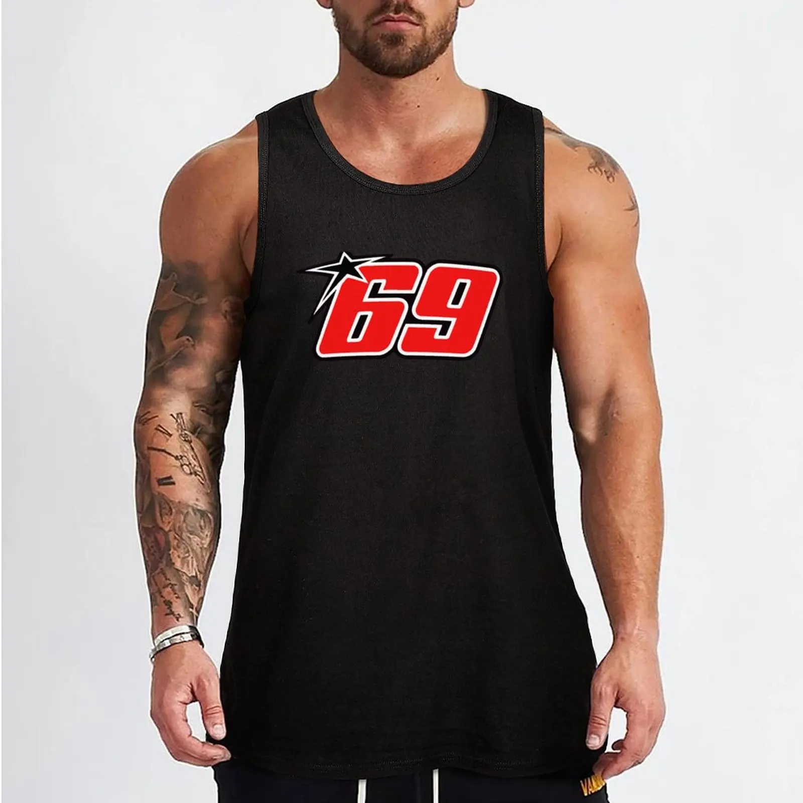 Nicky Hayden 69 Tank Top gym wear men Gym T-shirts for men sleeveless vests