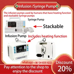 include heating Infusion Pump/ Syringe Pump LCD real-time Alarm Transfusion Heater
