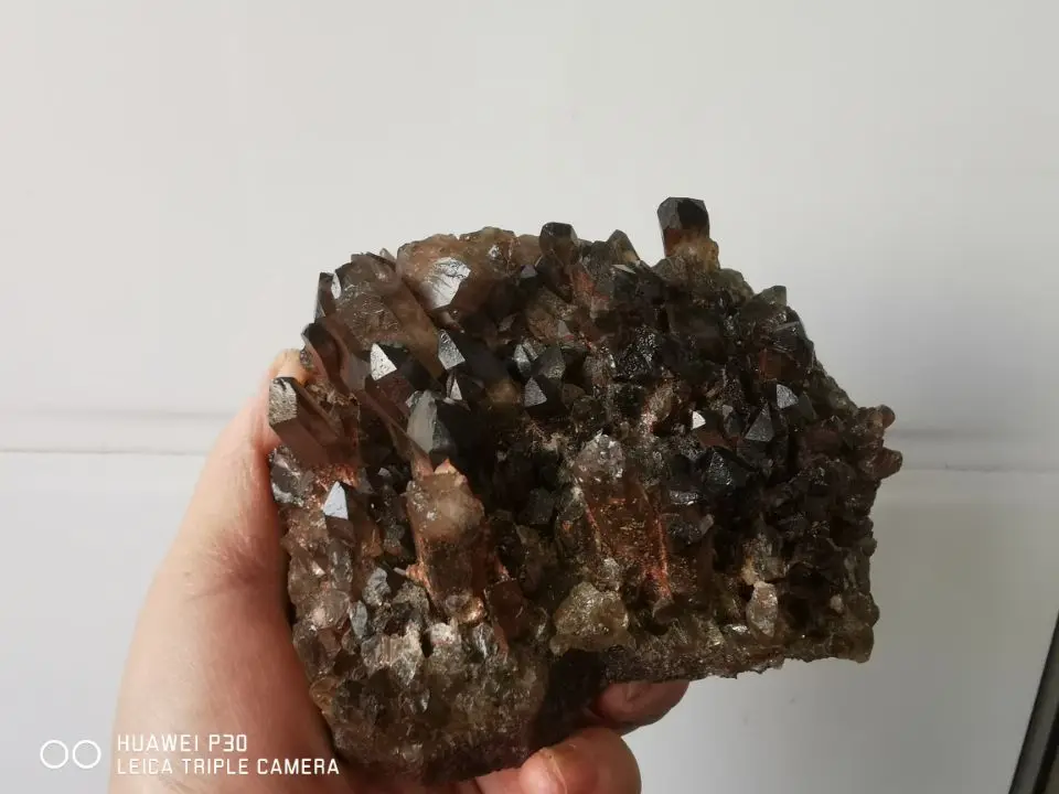 

622g NATURAL Rare Smoky Quartz CRYSTAL CLUSTER Mineral Specimens