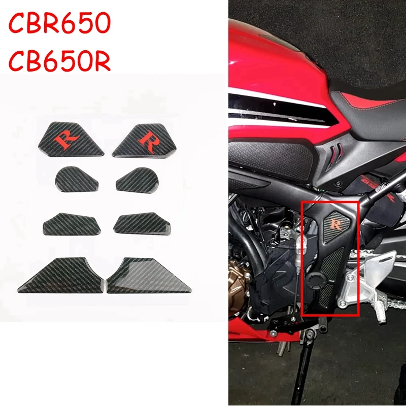 

For CBR650R 2022 Motorcycle Honda CB 650R CB650R CBR650 R 2018-2023 2019 2020 2021 Body Engine Carbon Fiber Decal