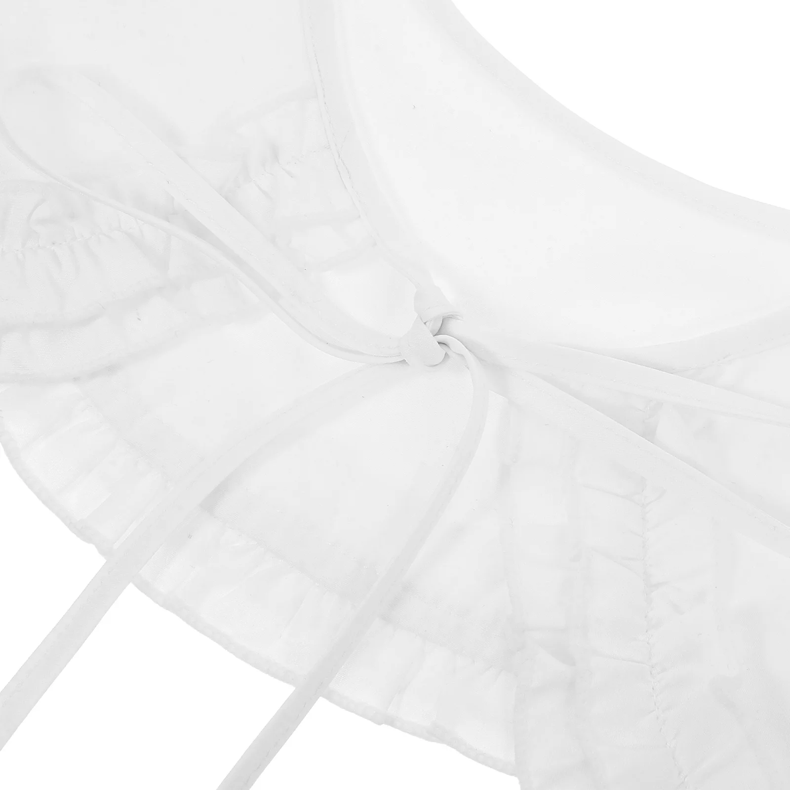 1 قطعة طوق الكسوة تكدرت للنساء الشيفون لوتس ليف كاذبة العنق ديكور انفصال الملابس التبعي نصف طوق كاذبة