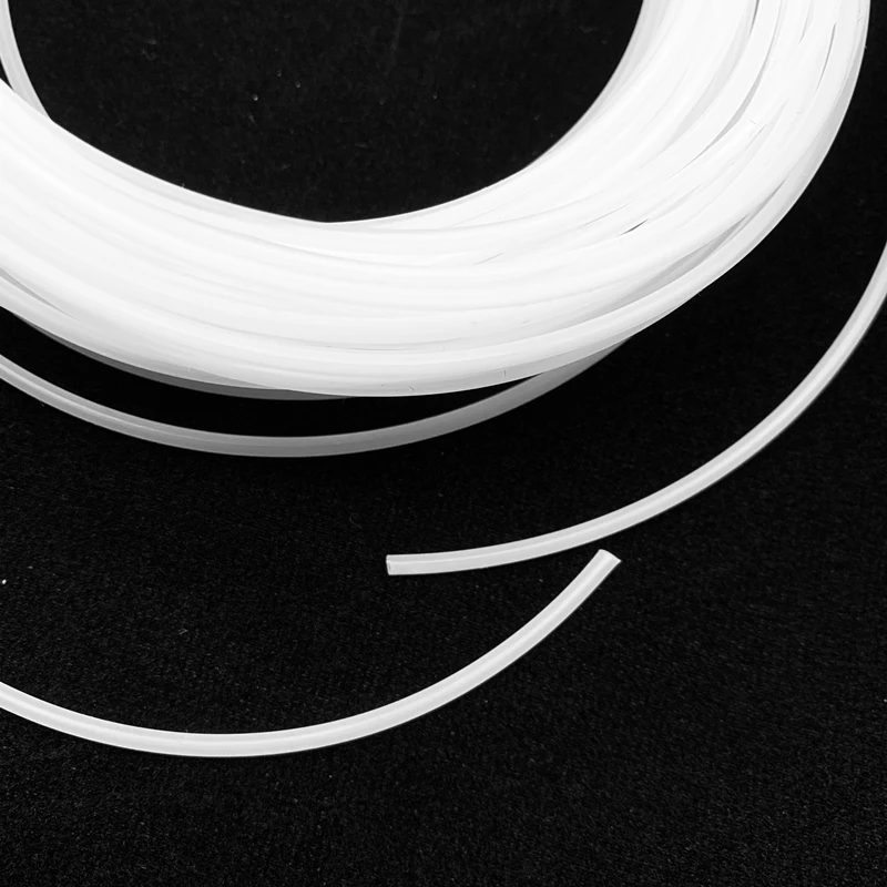 PTFE أنبوب ID 0.3 0.6 0.8 1 1.2 1.5 1.6 1.8 2 2.5 3 4 مللي متر F46 الشعرية معزول خرطوم الأنابيب الصلبة درجة الحرارة المقاومة للتآكل