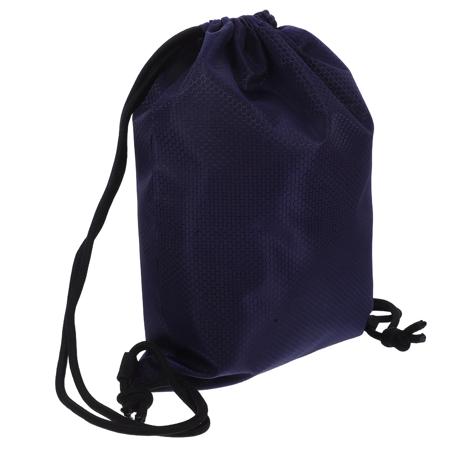 

Lightweight Drawstring Gym Bag for Men and Women Polyester Waterproof Athletic Backpack Small Compact Blue Fitness Workout Bag