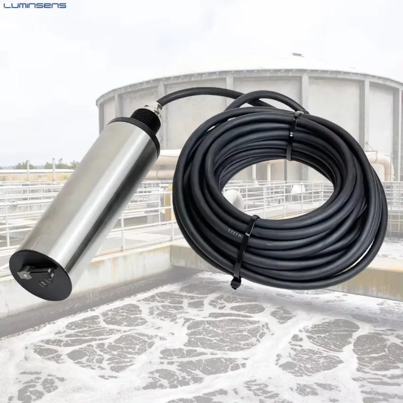 LMS-TUR100 Self-cleaning Brush Factory 316L Steel Waste Water Quality Testing Turbidity Meter Probe Optical Turbidity TUR Sensor