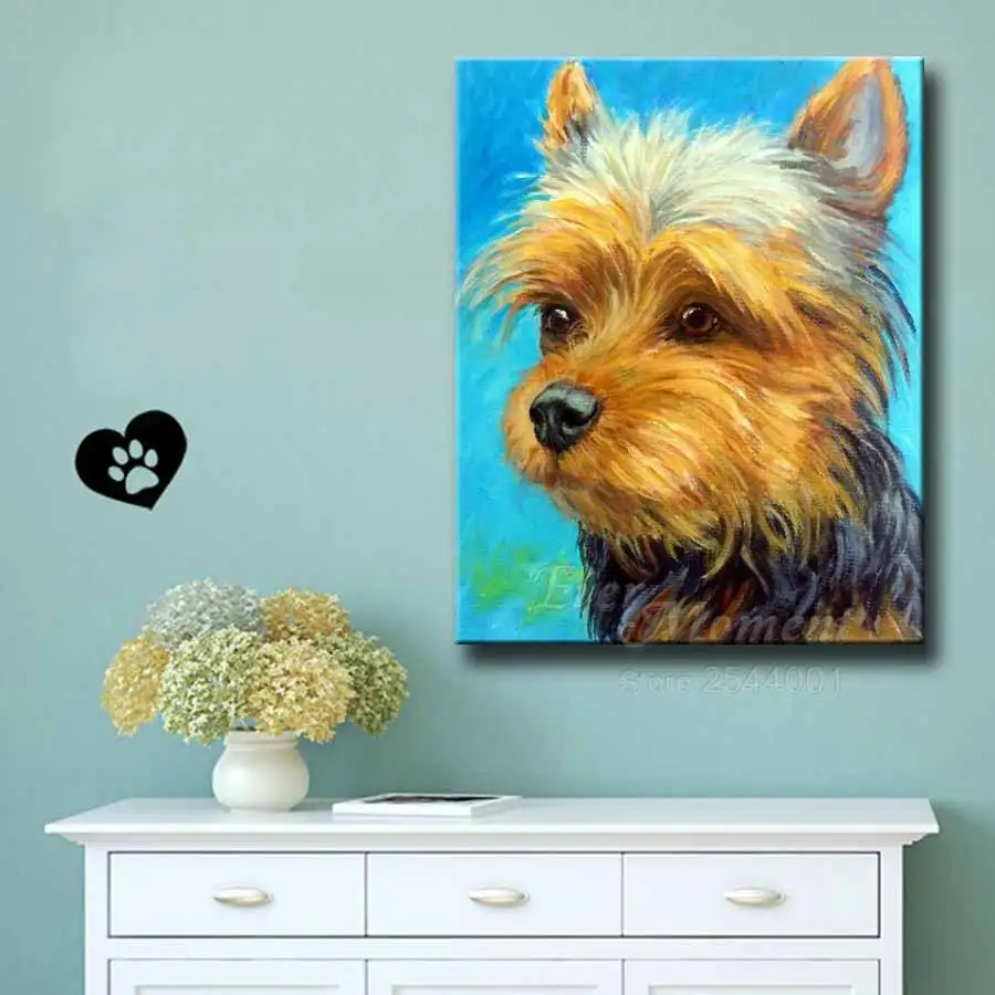 من أي وقت مضى لحظة 5D الماس اللوحة الكلب مربع جولة الأحجار اللوحة الماس التطريز الحيوان صورة للديكور المنزل ASF739 #2