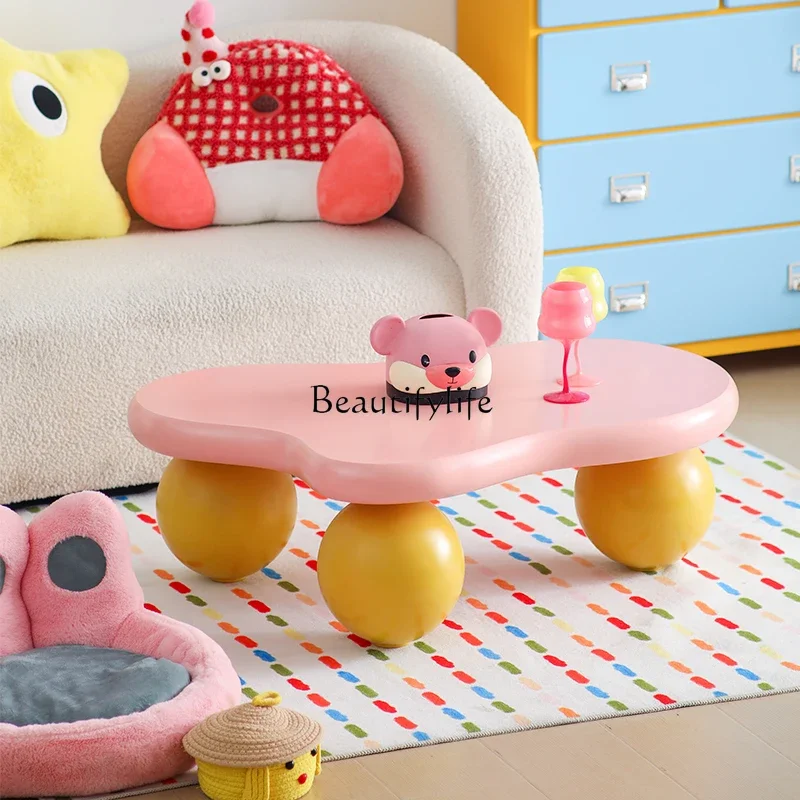

LJYDopamine cloud coffee table creative simple home modern color round ball edge table