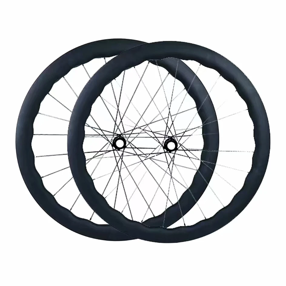 700C Bicycle Wheels 38/50/60/88mm Carbon Fiber V Brake Rims Mountain Bike Bicycle Wheels