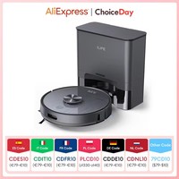 ILIFE T20S LDS Robot Vacuum Cleaner,5000 Pa,Auto Empty Dock 60 Days Hands off Cleaning Vacuum And Mopping Wet / Dry Sweeping