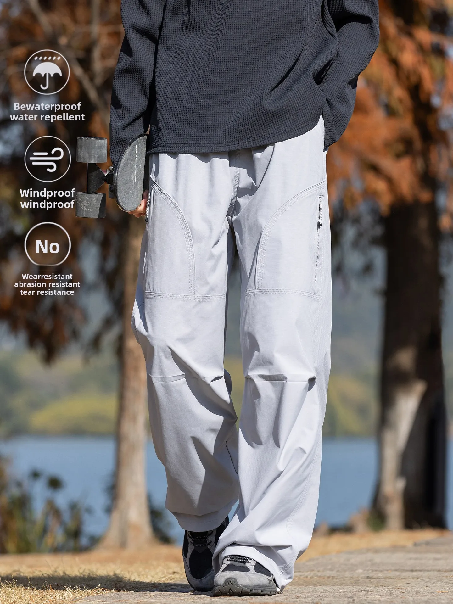 

Outdoor Windproof Waterproof Hiking Trousers Men's Spring Workwear ell Pants Climbing Trousers ex Soft ell Soldier Pants