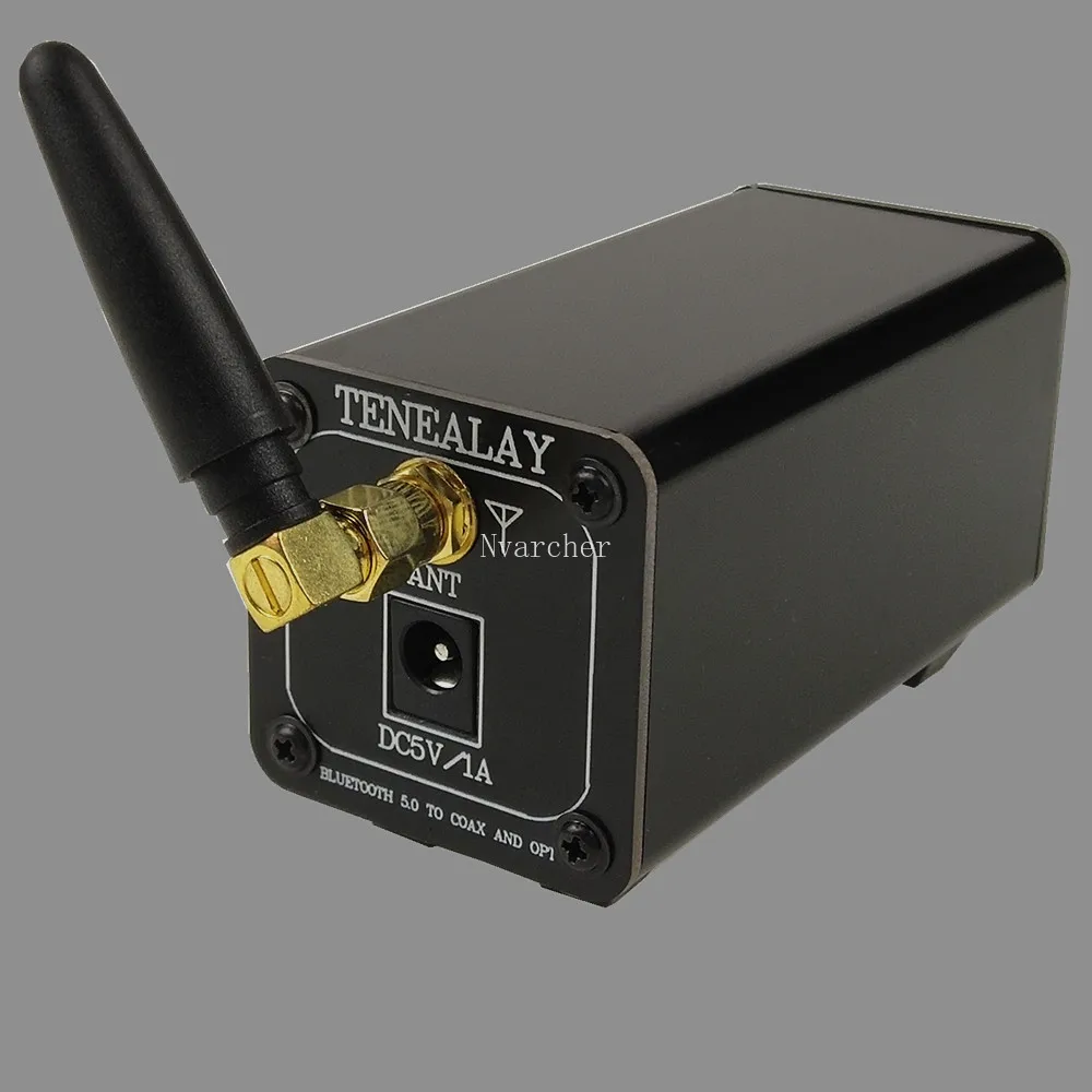 Nvarcher CSR8675บลูทูธ5.0 S/PDIF Coaxial Fiber กล่อง HiFi รองรับ APTX-HD LDAC