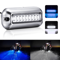 Waterproof Underwater Light Yacht Boat Transom12V 27 LED Marine Underwater Pontoon Boat Tail Lamp White/Blue