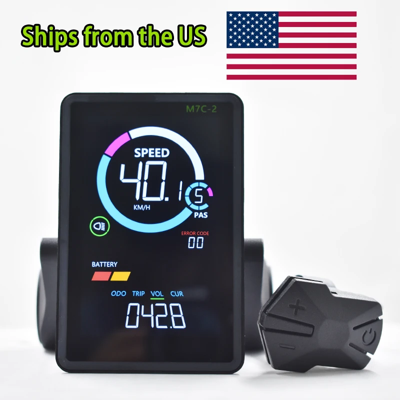 

[Haytrix-US] EBike LCD Display Bicycle Speedometer Screen for Fatbike Scherm Scooter Accessories Bike Computer