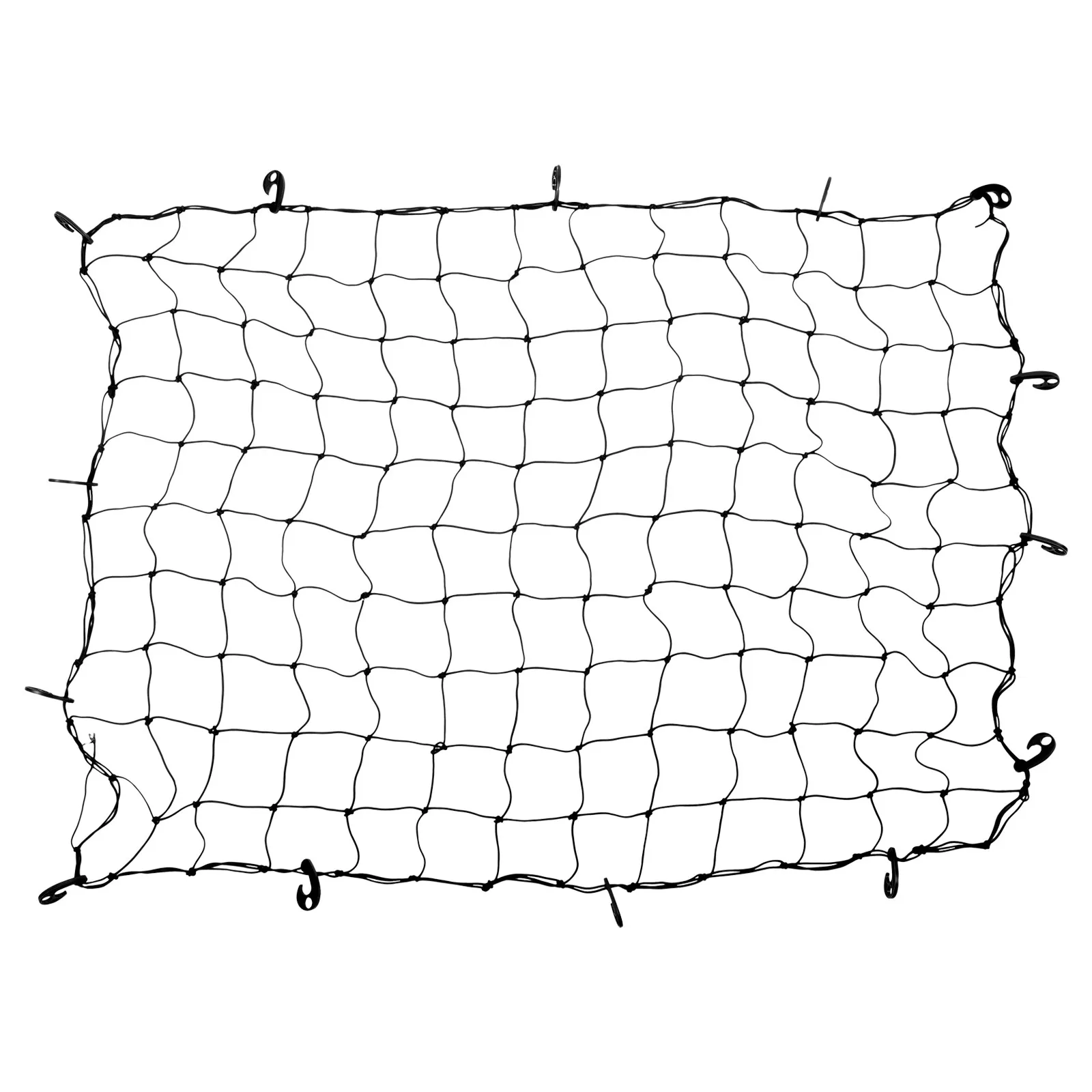 Rubber Car Roof Cargo Net for Pickup Truck Suv Easy Install Secure Luggage Fixation Cargo Net Vehicle Accessories