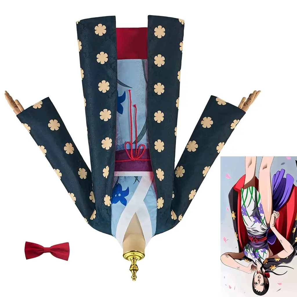 

Аниме Нико Робин Косплей Костюм Miss All Sunday Необычные Кимоно Лолита Униформа Платье Костюм Хэллоуин Comic Con Бальное Платье